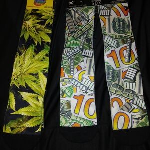 Lot Of 2 Pair ODD SOX Crew Socks Size 6-13 Novelty